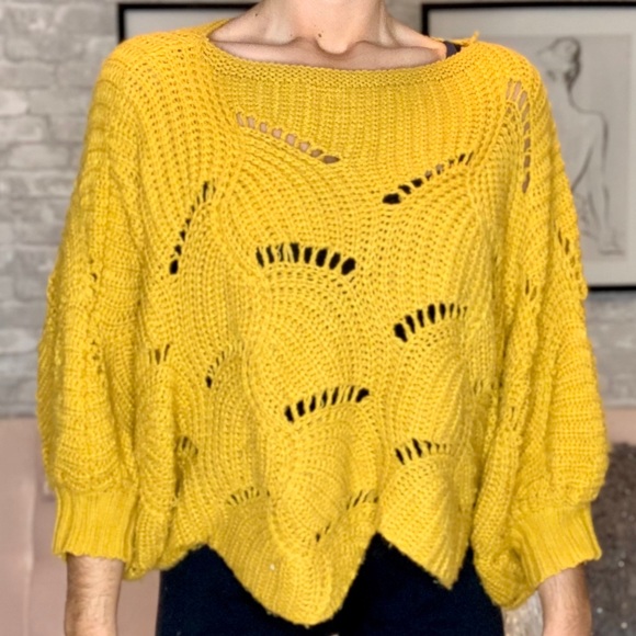 Gold crop sweater - Picture 1 of 1